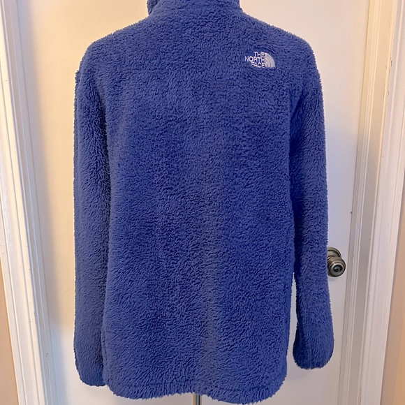 THE NORTH FACE Purple Sherpa Fleece, Full Zip Jacket, X Large - Picture 4 of 14